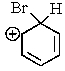 <strong>Which of the following is not a resonance structure involved in electrophilic aromatic bromination?</strong> A) B) C) D) E) All of these are valid resonance structures.