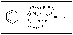 <strong>What would be the expected product of the following reactions? </strong> A) <sup> </sup> B) C) D) E)