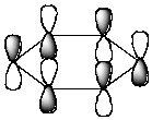 <strong>Which of the following molecular orbitals corresponds to the <font face=symbol></font><sub>1</sub> molecular orbital of benzene?</strong> A) B) C) D) E) None of the above.