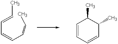 <strong>Which of the following electrocyclic reactions occurs via a conrotatory process?</strong> A) B) C) D) E) Both B and C