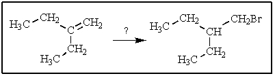 <strong>What reagent(s)would accomplish the following transformation? </strong> A) Br<sub>2</sub>,h<font face=symbol></font> B) HBr C) PBr<sub>3</sub> D) HBr + peroxides E) HgBr<sub>2</sub> + NaBH<sub>4</sub>