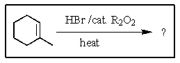 <strong>What is the major product of the following reaction? </strong> A) <sup> </sup> B) C) D) E)