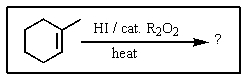 <strong>Predict the major product of the following reaction: </strong> A) B) C) D) E)