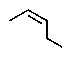 <strong>Which of the following alkenes of the formula C<sub>5</sub>H<sub>10</sub> would you expect to be the least stable?</strong> A) B) C) D) E)