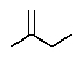 <strong>Which of the following alkenes of the formula C<sub>5</sub>H<sub>10</sub> would you expect to be the least stable?</strong> A) B) C) D) E)