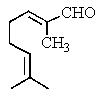 <strong>Which is the structure of 3,7-dimethyl-2,6-octadienal?</strong> A) B) C) D) E)