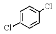 <strong>A very old bottle labeled only chlorinated benzene was found in the stockroom.Capillary GC showed (surprisingly)that the compound was pure,and a proton-decoupled <sup>13</sup>C NMR spectrum showed only two peaks.Which of the following compounds was in the bottle?</strong> A) B) C) D) E)