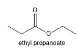 <strong>How many different signals will be present in the proton NMR for ethylpropanoate? (Do not count TMS as one of the signals!) </strong> A) 2 B) 3 C) 4 D) 5 E) 6