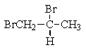 <strong>What structure of formula C<sub>3</sub>H<sub>6</sub>Br<sub>2</sub> would give the following proton NMR spectrum? </strong> A) <sup> </sup> B) C) D) E) None of the above.
