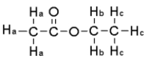 <strong>For the compound below give the integration ratio that would be observed for each of the protons sets in the <sup>1</sup>H NMR spectrum. </strong> A) H<sub>a</sub> = 3,H<sub>b</sub> = 2,H<sub>c</sub> = 1 B) H<sub>a</sub> = 1 H<sub>b</sub> = 2,H<sub>c</sub> = 1 C) H<sub>a</sub> = 3 H<sub>b</sub> = 2,H<sub>c</sub> = 3 D) H<sub>a</sub> = 1 H<sub>b</sub> = 1,H<sub>c</sub> = 1 E) None of the above.