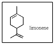 <strong>What is the molecular formula of limonene,the major volatile compound in orange peel oil? </strong> A) C<sub>10</sub>H<sub>18</sub> B) C<sub>10</sub>H<sub>20</sub> C) C<sub>10</sub>H<sub>16</sub> D) C<sub>11</sub>H<sub>14</sub> E) C<sub>11</sub>H<sub>18</sub>