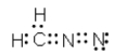 <strong>Which of the following represent resonance contributing Lewis structures for CH<sub>2</sub>N<sub>2</sub>?</strong> A) B) C) D) E) both A and B are correct