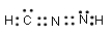 <strong>Which of the following represent resonance contributing Lewis structures for CH<sub>2</sub>N<sub>2</sub>?</strong> A) B) C) D) E) both A and B are correct