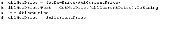 The syntax ____ assigns a return value to a variable.