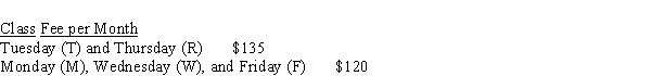 BrightStar Day School needs an application to calculate the total monthly tuition charge for students.The tuition schedule is shown below: Students in the Tuesday and Thursday class can attend on Friday for an extra fee of $10 for each Friday attended.Rewrite the following algorithm to correct any logic errors: If TR class and attend on Friday Tuition = 135 + 10 Else If MWF Tuition = 120 End If End If