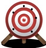 <strong>Consider the holes shown on the target below. If the holes represent repeated measures,these measures would be considered to be ________.</strong> A)reliable,but not valid B)valid,but not reliable C)neither valid nor reliable D)both valid and reliable