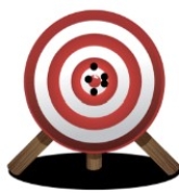 <strong>Consider the holes shown on the target below. If the holes represent repeated measures,these measures would be considered to be ________.</strong> A)reliable,but not valid B)valid,but not reliable C)neither valid nor reliable D)both valid and reliable