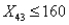 <strong>If refers to the number of hours that employee works in week ,then to indicate that the number of working hours of four employees in week 3 should not exceed 160 hours,we must have a constraint of the form</strong> A) . B) . C) . D) .