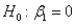 In simple linear regression the test statistic for testing is t-distributed with n - 2 degrees of freedom.