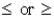 <strong>One-tailed alternative hypotheses use the _____ symbol.</strong> A)≠ B)< or > C)= D)