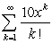 Find the interval of convergence for the series:  <div style=padding-top: 35px> 