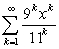 Find the interval of convergence for the series:  <div style=padding-top: 35px> 