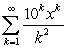 Find the interval of convergence for the series:  <div style=padding-top: 35px> 