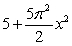 <strong>Find the Maclaurin polynomial of order 2 for  </strong> A)   B)   C)   D)   E)   <div style=padding-top: 35px> 