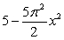 <strong>Find the Maclaurin polynomial of order 2 for  </strong> A)   B)   C)   D)   E)   <div style=padding-top: 35px> 
