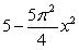 <strong>Find the Maclaurin polynomial of order 2 for  </strong> A)   B)   C)   D)   E)   <div style=padding-top: 35px> 