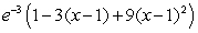 <strong>Find the Taylor polynomial of order 2 for   , centered about   .</strong> A)   B)   C)   D)   E)   <div style=padding-top: 35px> 