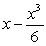 Use the Remainder Estimation Theorem to find an interval containing 0 over which   can be approximated by   within an accuracy of   . Give answers to six decimal places.<div style=padding-top: 35px> 
