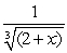 Find the second order Taylor polynomial for the function   , centered at   .<div style=padding-top: 35px> 