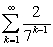 Determine whether or not the following series converges. If it converges, find its sum.