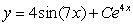 <strong>What is the solution to the following differential equation? </strong> A) B) C) D) E)