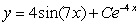 <strong>What is the solution to the following differential equation? </strong> A) B) C) D) E)