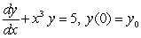 Solve the following initial-value problem.