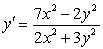 <strong>Suppose , find the value of the slope field at .</strong> A) B) C) D) E)