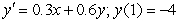 <strong>Use Euler's method with the step size of to approximate solution to the initial-value problem at .</strong> A) B) C) D) E)