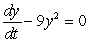 <strong>What is the solution to the following differential equation? (Use separation of variables!) </strong> A) B) C) D) E)