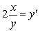 <strong>What is the solution to the following differential equation? (Use separation of variables!) </strong> A) B) C) D) E)