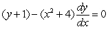 Solve the differential equation by separation of variables.