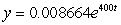 <strong>Find the exponential growth model that satisfies , if the doubling time is years. Round any numerical quantities to 6 decimal places if need be.</strong> A) B) C) D) E)