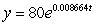 <strong>Find the exponential growth model that satisfies , if the doubling time is years. Round any numerical quantities to 6 decimal places if need be.</strong> A) B) C) D) E)