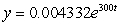<strong>Find the exponential decay model that satisfies , if the halving time is years. Round any numerical quantities to 6 decimal places if need be.</strong> A) B) C) D) E)