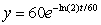 <strong>Find the exponential decay model that satisfies , if the halving time is years.</strong> A) B) C) D) E)