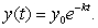Suppose 5 grams of a radioactive substance decays according to the equation If it takes years for the substance to reduce to of its original mass, write an equation for the amount of the substance present as a function of time.