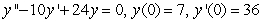 Solve the initial-value problem.