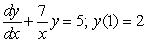 Solve the initial-value problem.