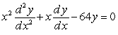 <strong>State the order of the differential equation, and decide which family of functions is a solution. </strong> A) ; 2nd order B) ; 1st order C) ; 1st order D) ; 2nd order E) ; 2nd order